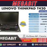 LENOVO T420 - i3 2350M 4Gb DDR3 120GB SSD - USATO