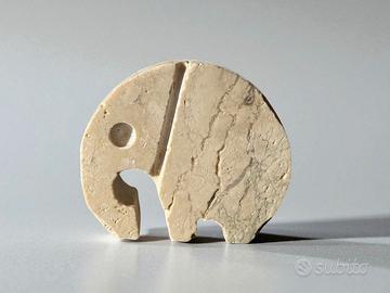 Scultura Elefante vintage di Enzo Mari