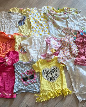t-shirt,vestiti  bambina 4/6 anni 8/10 anni