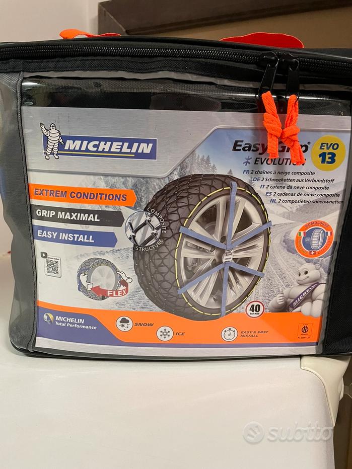 Catene Da Neve MICHELIN Easy Grip Evolution - Omologate Italia, Materiale Composito, Facili Da Montare - Foto 6