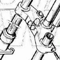 Base con canotto Aprilia RS50 AP8203343