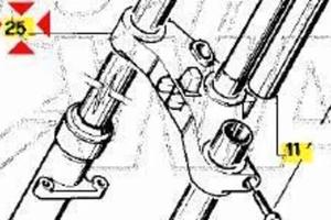 Base con canotto Aprilia RS50 AP8203343
