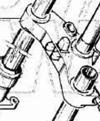Base con canotto Aprilia RS50 AP8203343