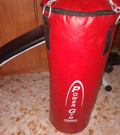 sacco boxe professionale più panca 