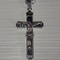Collana con crocifisso croce cattolica cristiana