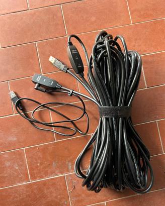 Prolunga USB attiva da 19m