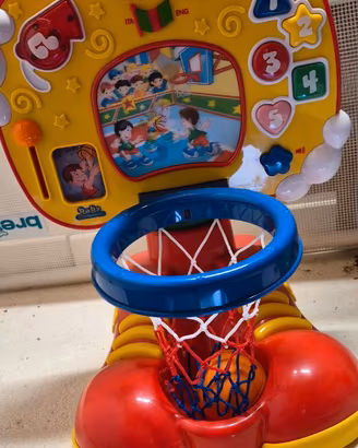 Porta calcio e canestro per bambini