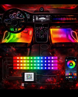 Led sotto piede auto