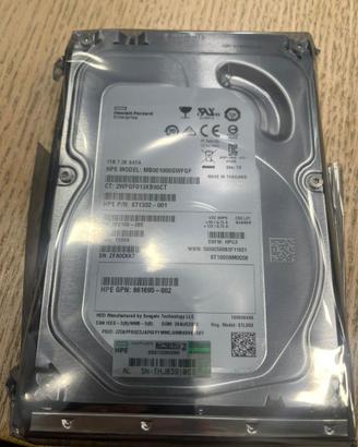 HARD DISK 1Tb HP ORIGINALE COD. 861686-B21