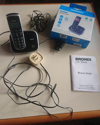 Cordless telefono brondi bravo gold