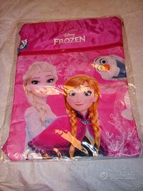 Zainetto stringato Frozen e Minnie