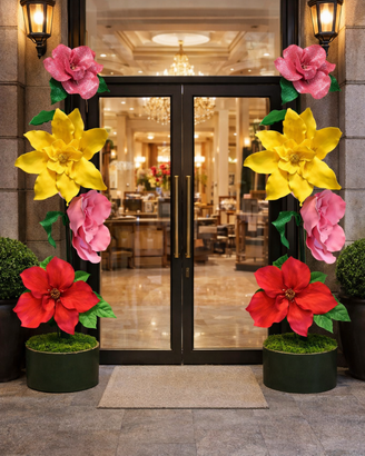 Fiori Giganti Decorativi – Eleganza che si Fa Nota