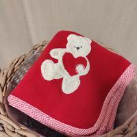 Coperta in pile orsetto