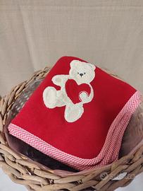 Coperta in pile orsetto