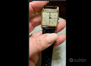 RAROorologioUNIVERSALgeneveTANKcassaARGENTATAann30