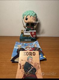Uova kinder one piece zoro con luffy