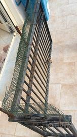 Recinto in ferro battuto per balconi esterno