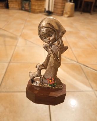 Statuetta in peltro