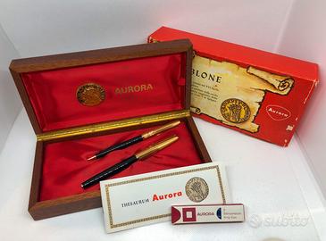 Aurora Thesaurum "Doblone" stilografica + sfera