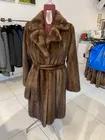 Trench di  visone marrone