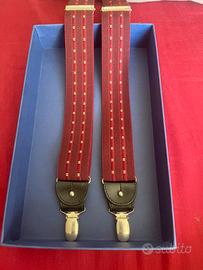 Bretelle E.Marinella bordeaux originali