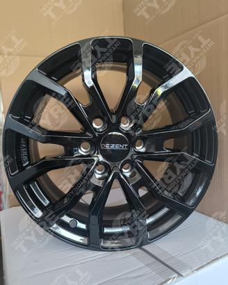 Cerchi 18" DEZENT KC BLACK - CAMPER/VAN MERCEDES/