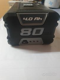 Batteria litio 4 ah 80 v più carica nuovo .