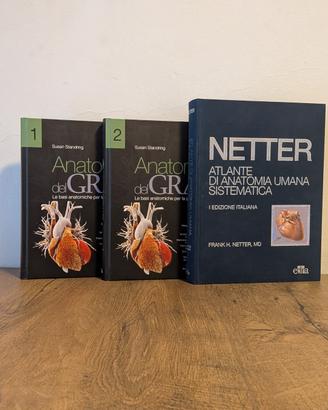 Anatomia del Gray + atlante anatomico Netter