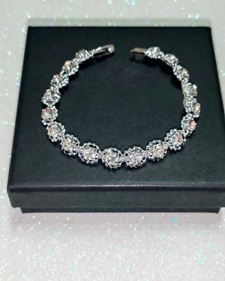 bracciale Tennis Colore Argento 