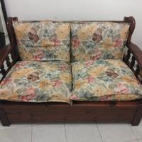 DIVANO LETTO LEGNO