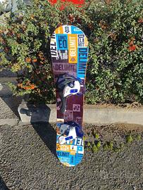 Tavola snowboard bambino 120 cm attacchi