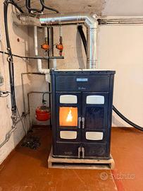 Stufa Caldaia Klover Bi-Fire 30 KW legna-pellet