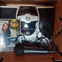 Lettore CD + amplificatore+ microfono "Canta tu" 