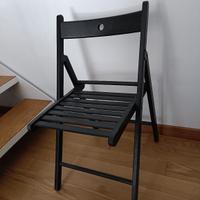 FRÖSVI
sedia pieghevole IKEA nera