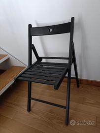 FRÖSVI
sedia pieghevole IKEA nera
