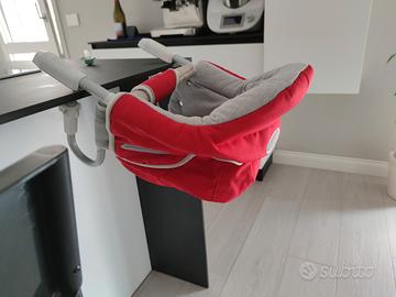 seggiolino da tavola brevi rosso 