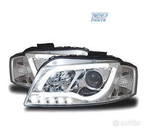 FARI A LED AUDI A3 8P 03-08 CON LUCE DIURNA TRU DR