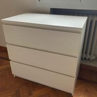 Cassettiera bianca MALM Ikea