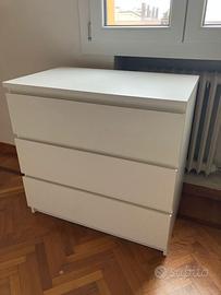 Cassettiera bianca MALM Ikea