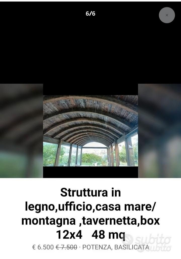 Terreno ,acqua struttura 48 mq legno massiccio - Vista 4