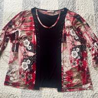 twin set gemelli donna taglia 47 top camicia