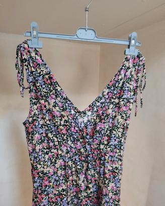 Vestito lungo scollato davanti e dietro