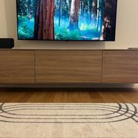 Mobile TV Sospeso Laminato Noce Naturale