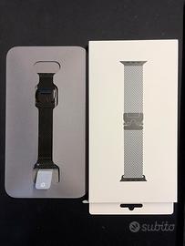 Cinturino apple watch maglia milanese in titanio