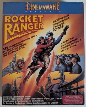 Videogioco PC IBM - ROCKET RANGER floppy disk