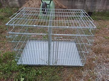 Trasportino doppio per cani di taglia grande.