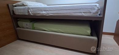 Letto estraibile dear kids e materassi frau