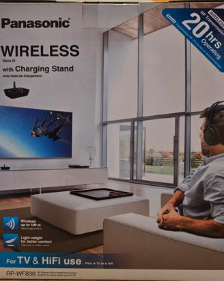 Cuffie stereo WI-FI 
senza fili