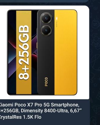 smartphone Xiaomi poco giallo nero 