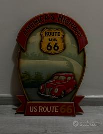 Route 66 – Quadro in legno